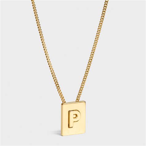 celine letter necklace p|Celine bracelet alphabet.